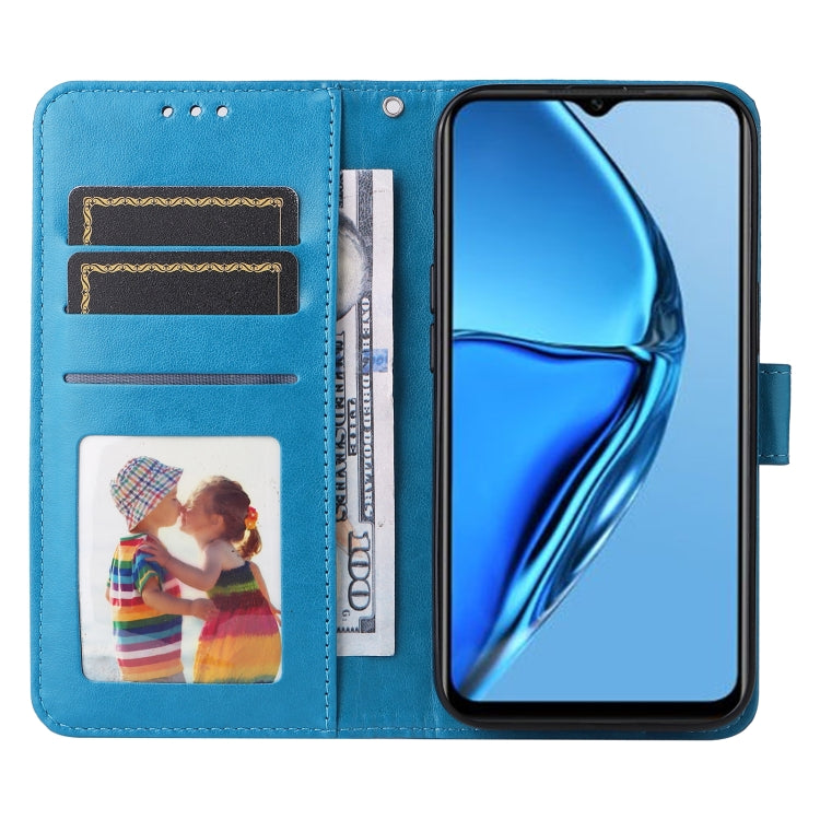 For Infinix Hot 20s Embossed Sunflower Leather Phone Case