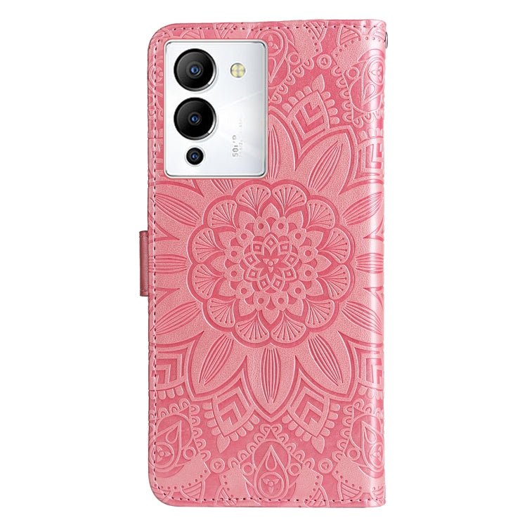 For Infinix Note 12 / G96 Embossed Sunflower Leather Phone Case