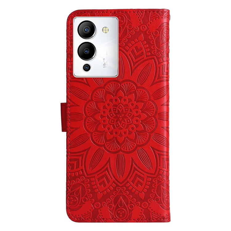 For Infinix Note 12 / G96 Embossed Sunflower Leather Phone Case