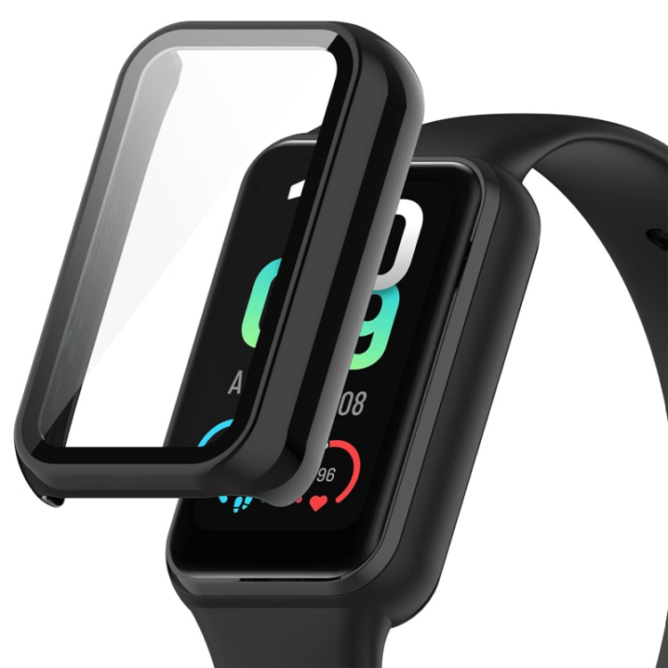 For Amazfit Band 7 PC + Tempered Glass Integrated Protective Watch Case