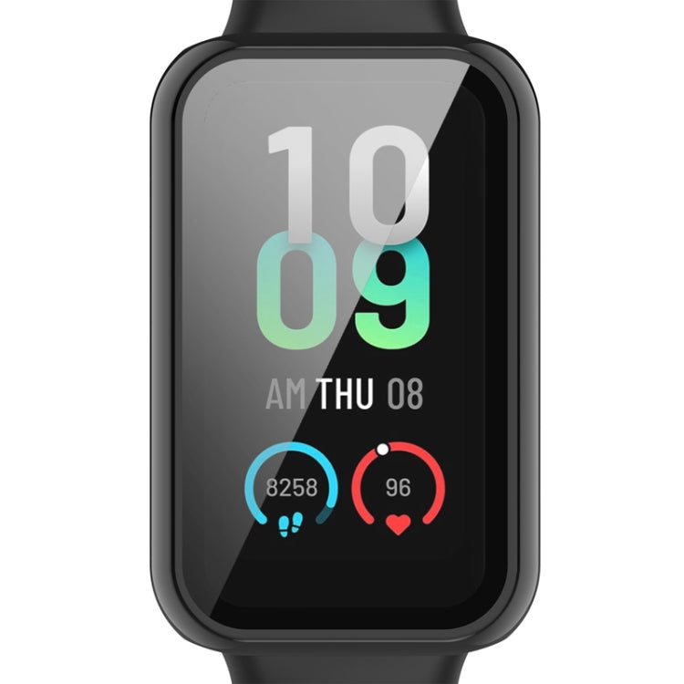 For Amazfit Band 7 PC + Tempered Glass Integrated Protective Watch Case