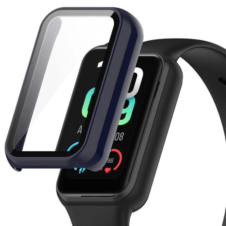 For Amazfit Band 7 PC + Tempered Glass Integrated Protective Watch Case