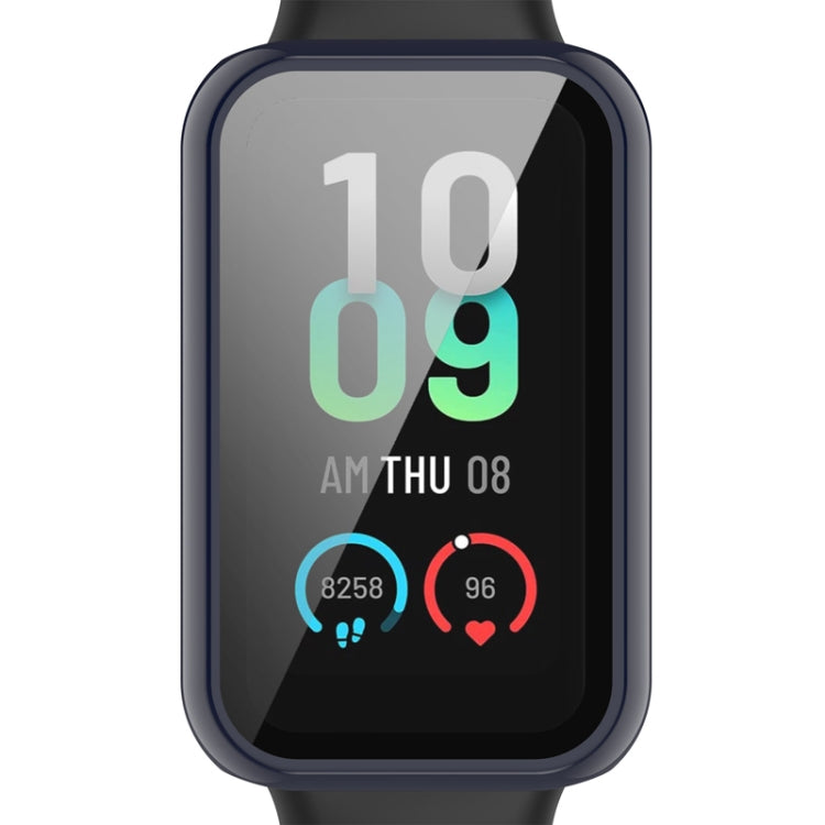 For Amazfit Band 7 PC + Tempered Glass Integrated Protective Watch Case