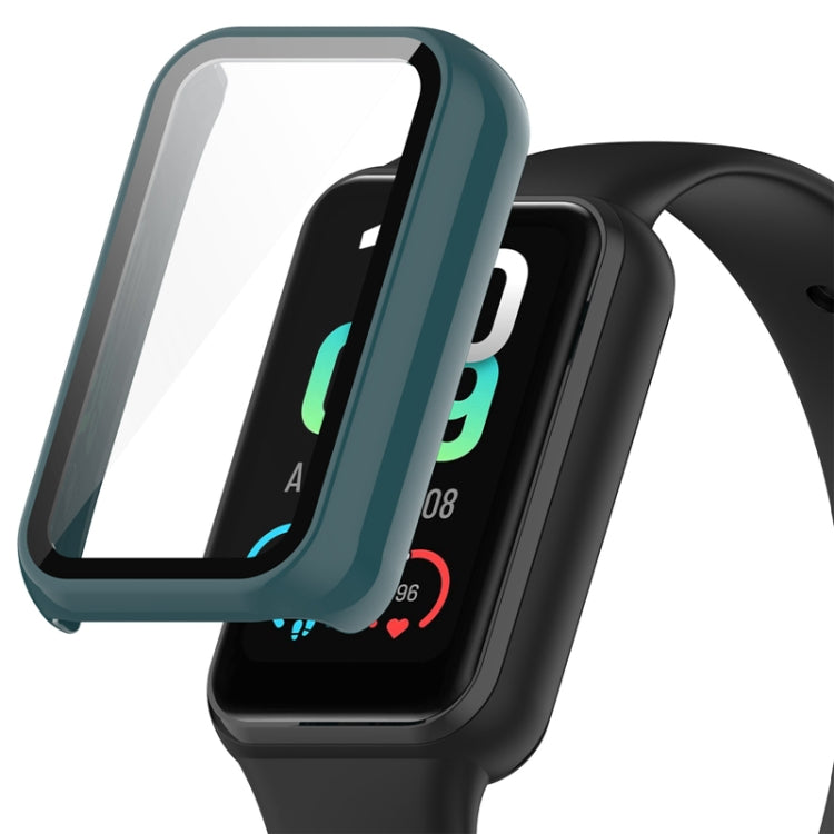 For Amazfit Band 7 PC + Tempered Glass Integrated Protective Watch Case