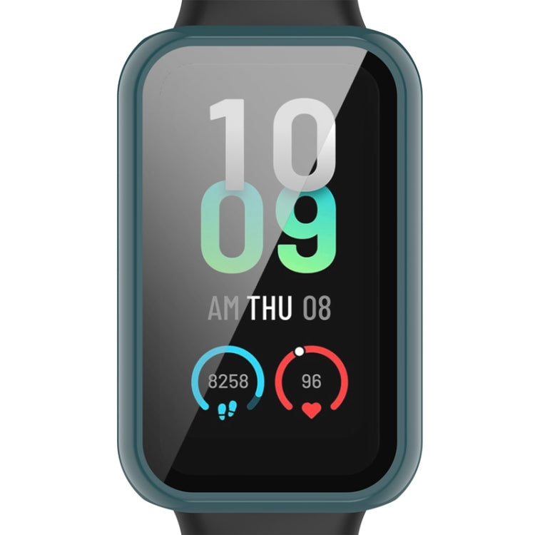 For Amazfit Band 7 PC + Tempered Glass Integrated Protective Watch Case