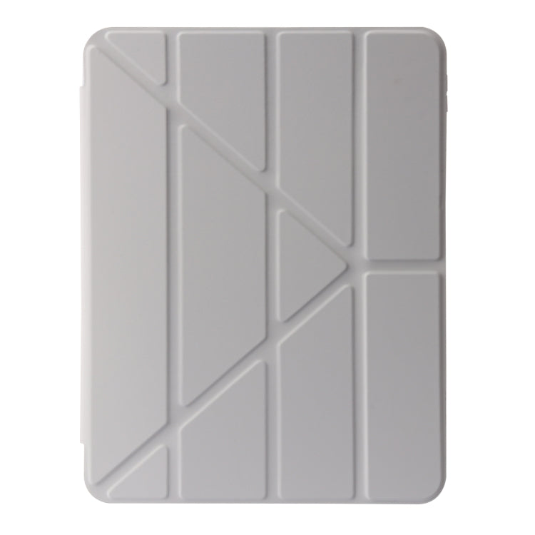 For iPad 10th Gen 10.9 2022 Deformation Transparent Acrylic Leather Tablet Case