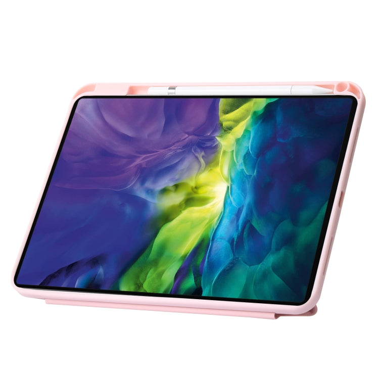For iPad 10th Gen 10.9 2022 Deformation Transparent Acrylic Leather Tablet Case