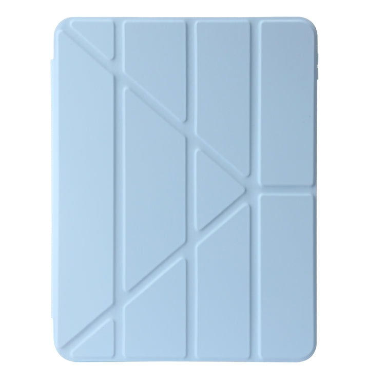 For iPad 10th Gen 10.9 2022 Deformation Transparent Acrylic Leather Tablet Case