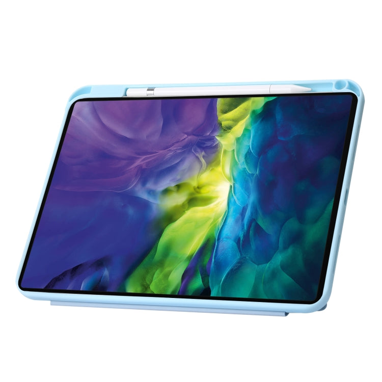 For iPad 10th Gen 10.9 2022 Deformation Transparent Acrylic Leather Tablet Case
