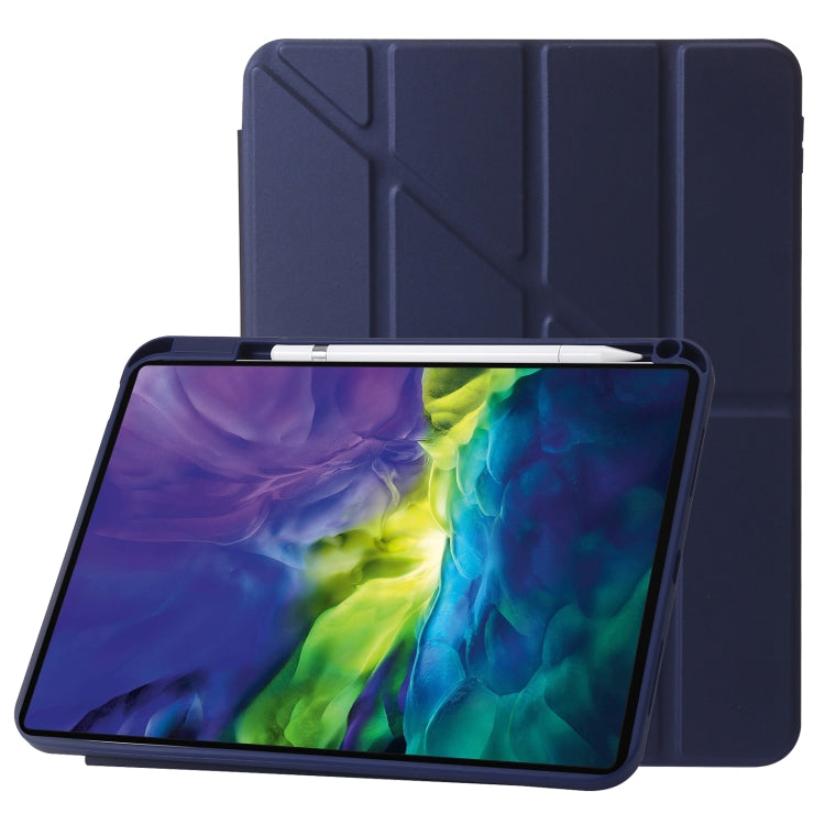 For iPad 10th Gen 10.9 2022 Deformation Transparent Acrylic Leather Tablet Case