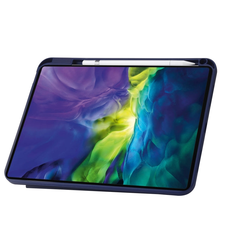 For iPad 10th Gen 10.9 2022 Deformation Transparent Acrylic Leather Tablet Case