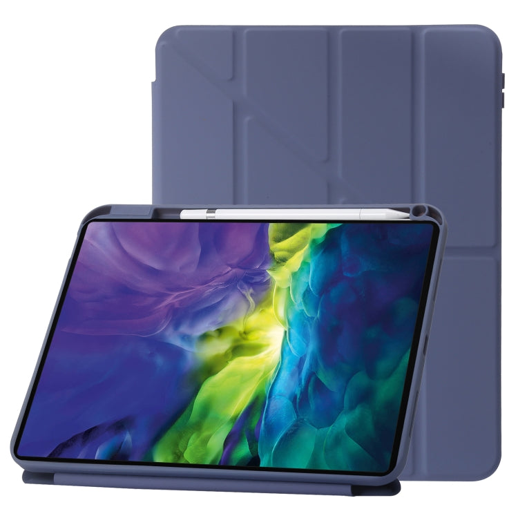 For iPad 10th Gen 10.9 2022 Deformation Transparent Acrylic Leather Tablet Case