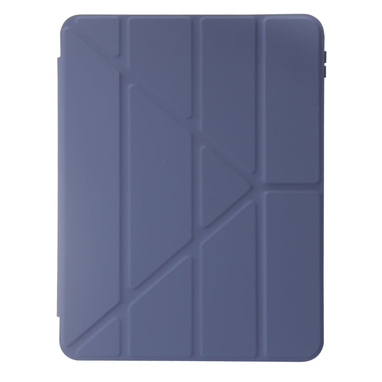 For iPad 10th Gen 10.9 2022 Deformation Transparent Acrylic Leather Tablet Case