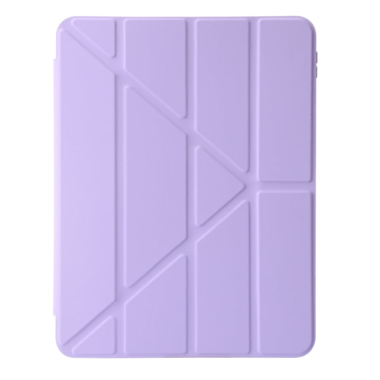 For iPad 10th Gen 10.9 2022 Deformation Transparent Acrylic Leather Tablet Case