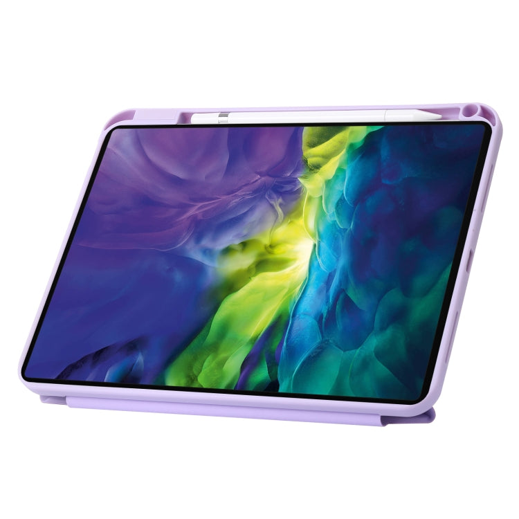 For iPad 10th Gen 10.9 2022 Deformation Transparent Acrylic Leather Tablet Case
