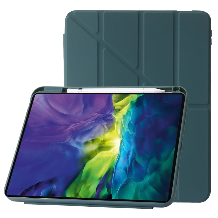 For iPad 10th Gen 10.9 2022 Deformation Transparent Acrylic Leather Tablet Case