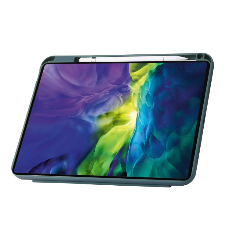 For iPad 10th Gen 10.9 2022 Deformation Transparent Acrylic Leather Tablet Case