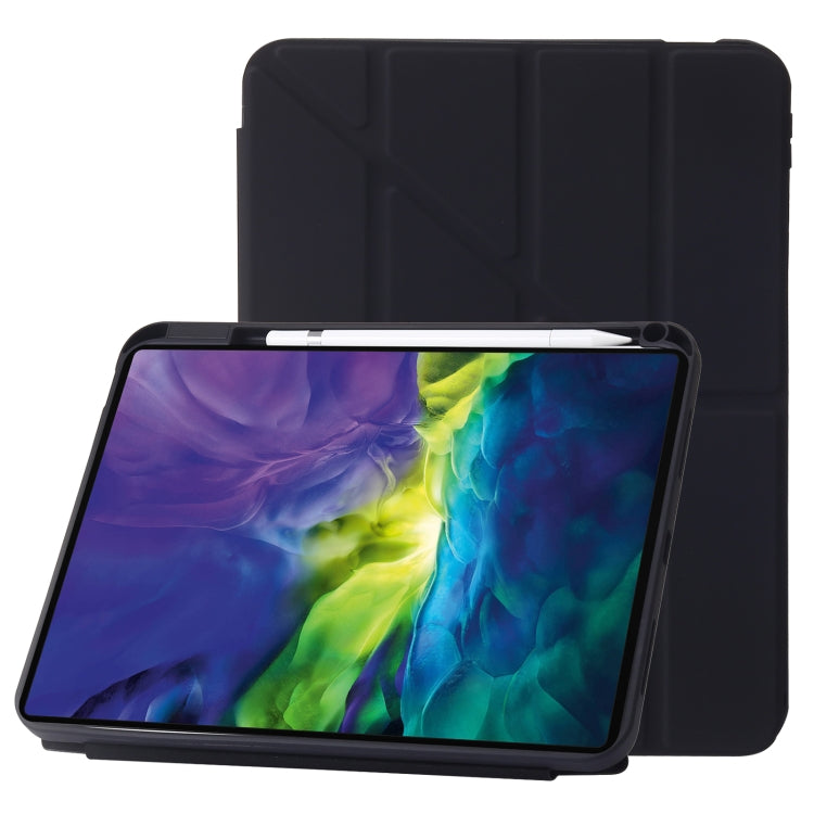 For iPad 10th Gen 10.9 2022 Deformation Transparent Acrylic Leather Tablet Case