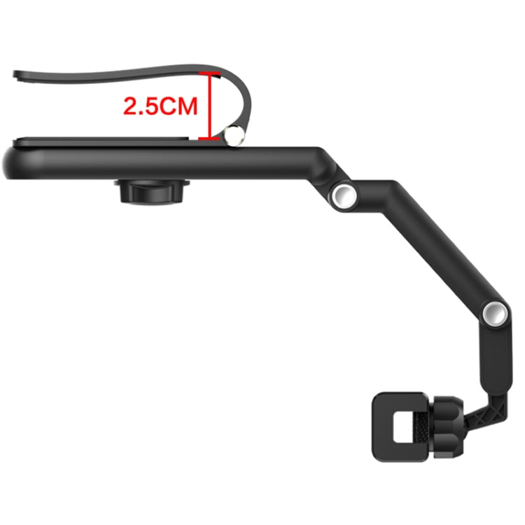 Multifunctional Car Sun Visor Rear Seat Mobile Phone Holder (Grey)