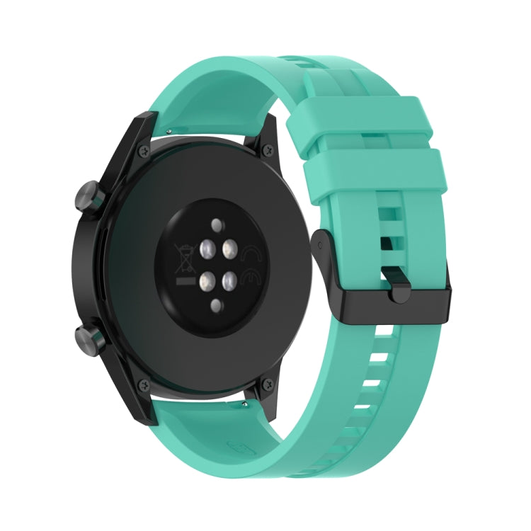 For Huawei Watch Buds 20mm Silicone Black Buckle Watch Band