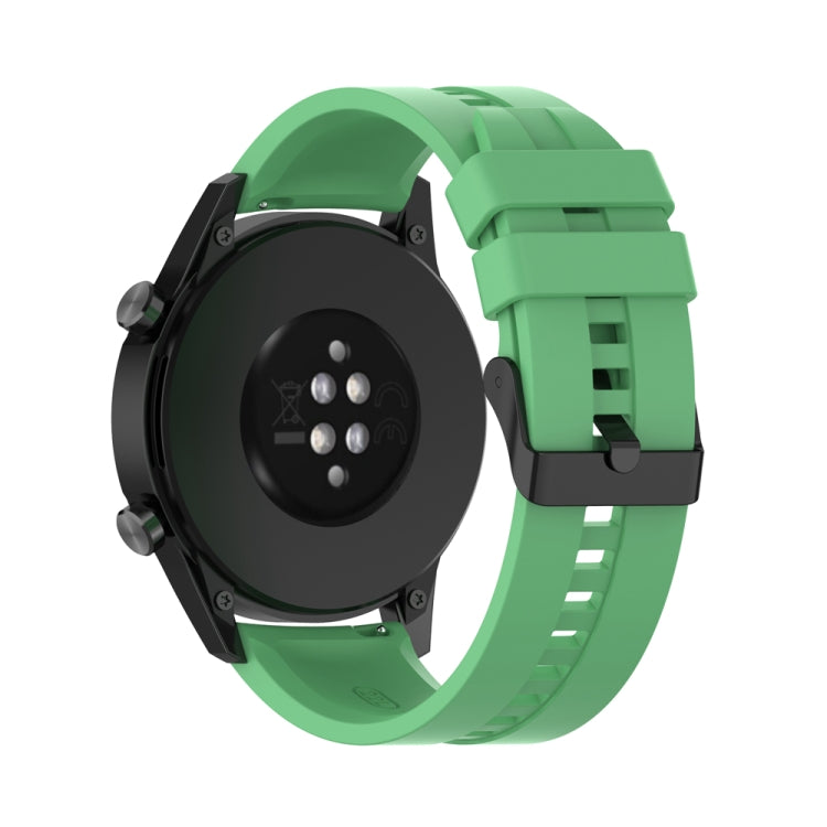 For Huawei Watch 3 Pro New 22mm Silicone Black Buckle Watch Band