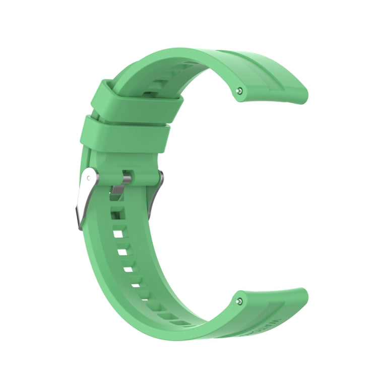 For Huawei Watch Buds / Watch 3 Pro New 22mm Silicone Silver Buckle Watch Band