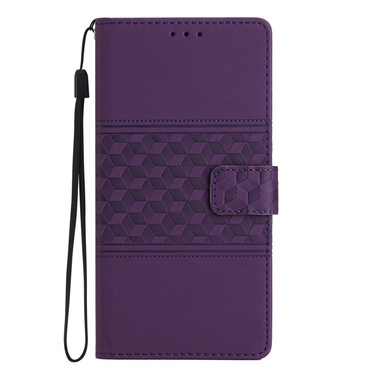 For Xiaomi 12 Pro Diamond Embossed Skin Feel Leather Phone Case with Lanyard