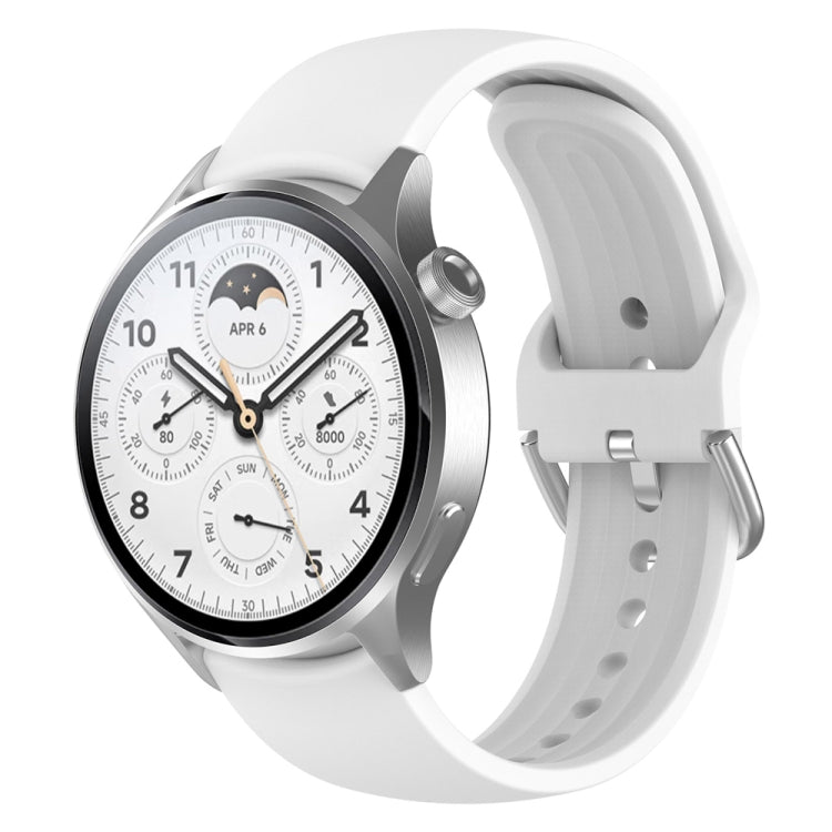 For Xiaomi Watch S2 22mm Solid Color Silicone Watch Band