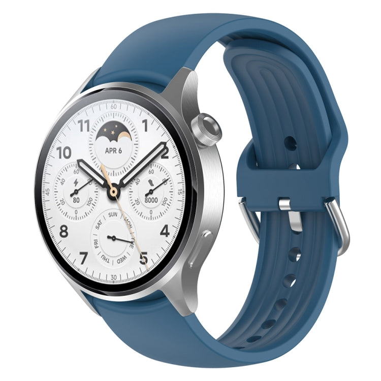 For Xiaomi Watch S2 22mm Solid Color Silicone Watch Band