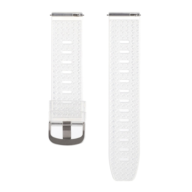 22mm Diamond Texture Clear Glitter Watch Band