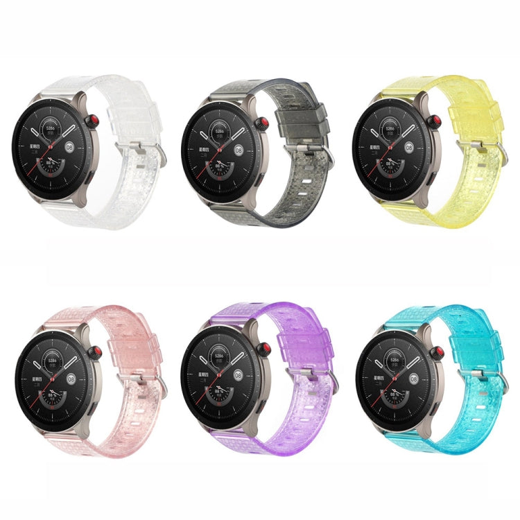 22mm Diamond Texture Clear Glitter Watch Band