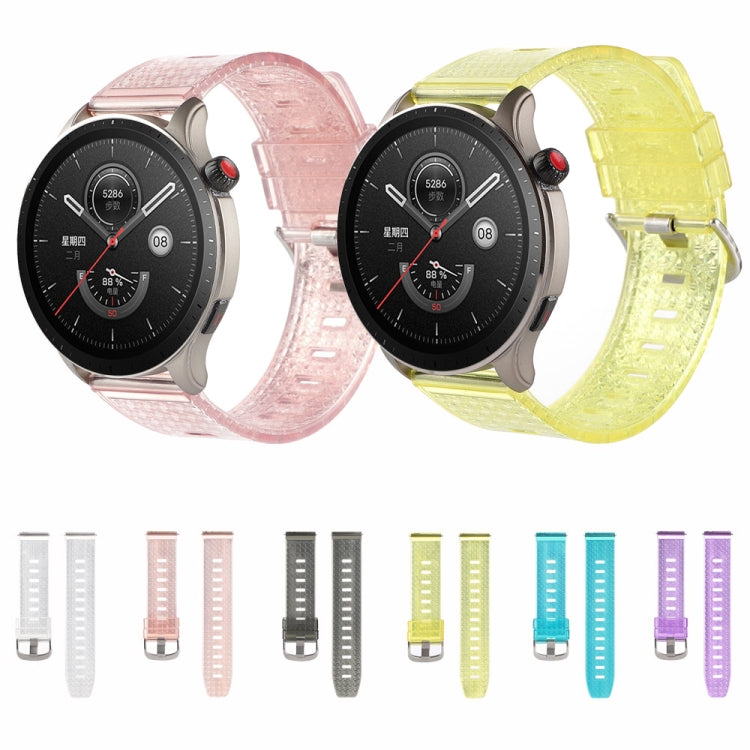 22mm Diamond Texture Clear Glitter Watch Band