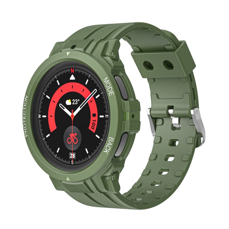 For Samsung Galaxy Watch 5 Pro 45mm Sport Integrated TPU Watch Band