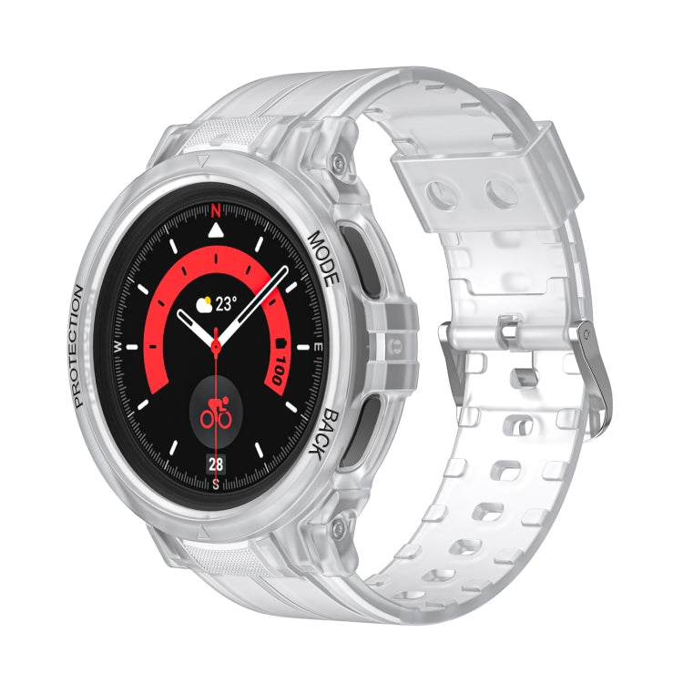 For Samsung Galaxy Watch 5 Pro 45mm Sport Integrated TPU Watch Band