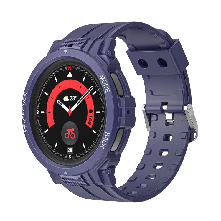 For Samsung Galaxy Watch 5 Pro 45mm Sport Integrated TPU Watch Band