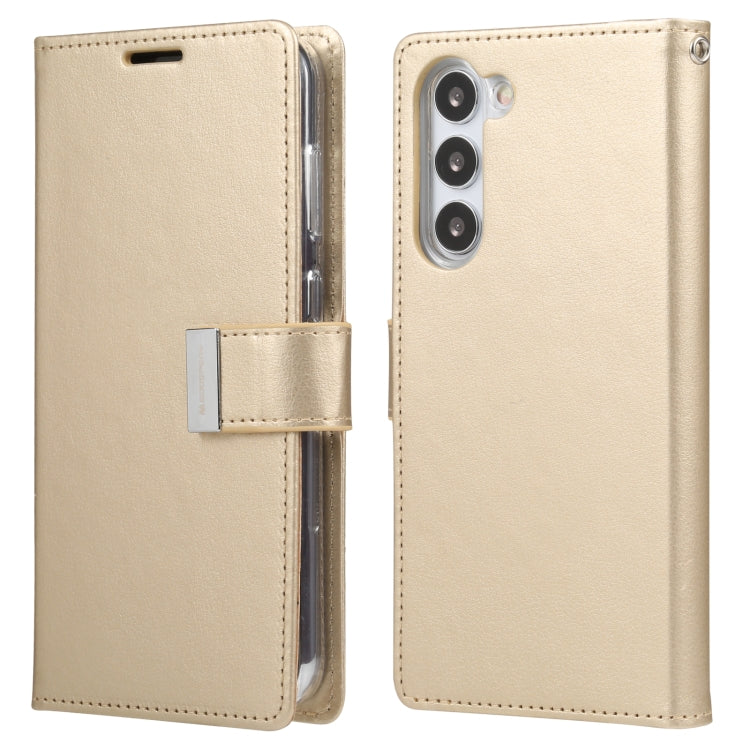 For Samsung Galaxy S23+ 5G GOOSPERY RICH DIARY Crazy Horse Texture Leather Phone Case