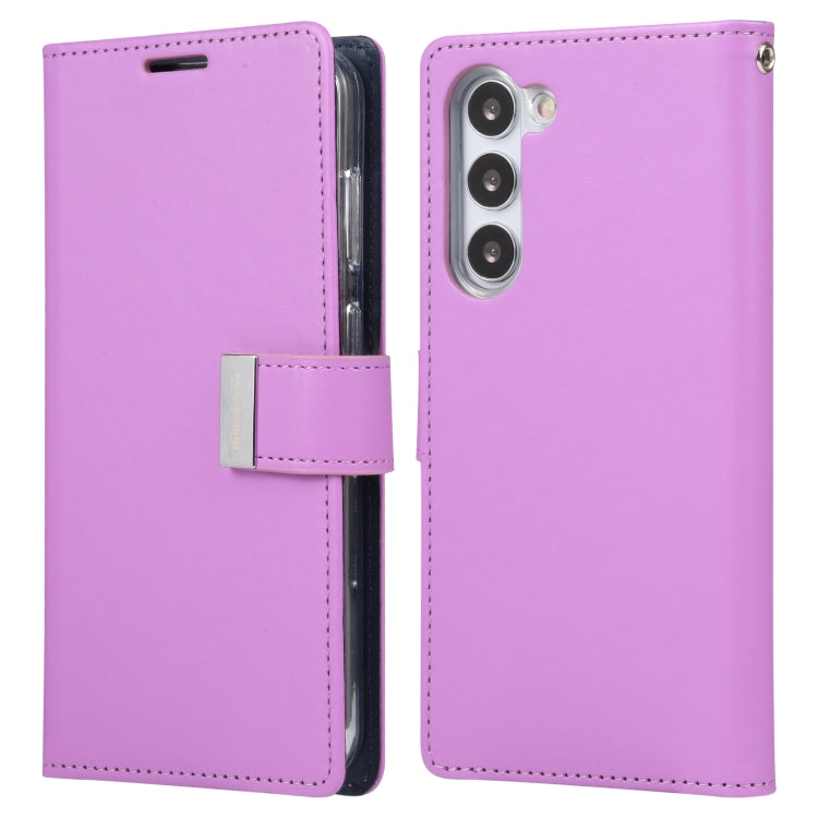 For Samsung Galaxy S23+ 5G GOOSPERY RICH DIARY Crazy Horse Texture Leather Phone Case