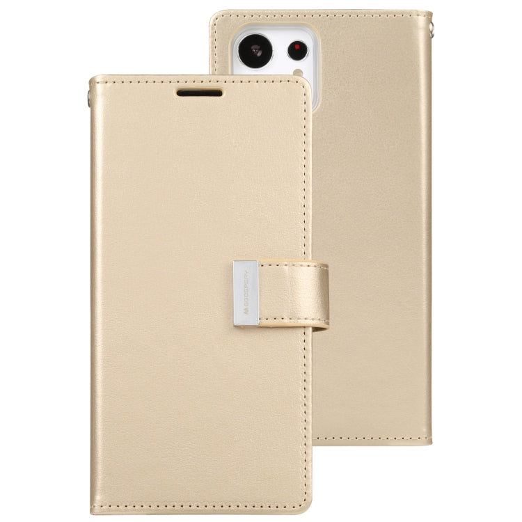 For Samsung Galaxy S23 Ultra 5G GOOSPERY RICH DIARY Crazy Horse Texture Leather Phone Case