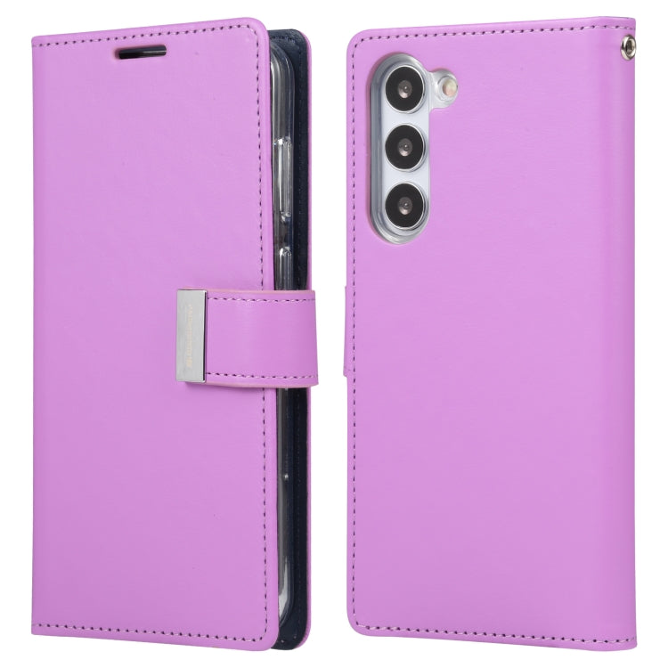 For Samsung Galaxy S23 Ultra 5G GOOSPERY RICH DIARY Crazy Horse Texture Leather Phone Case