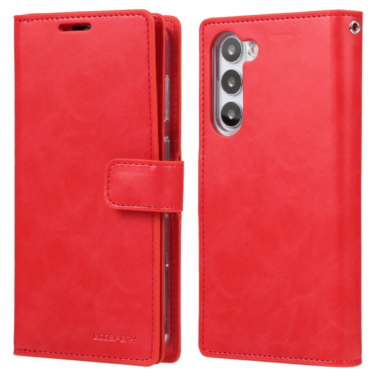 For Samsung Galaxy S23+ 5G GOOSPERY MANSOOR DIARY 9 Card Slots Leather Phone Case