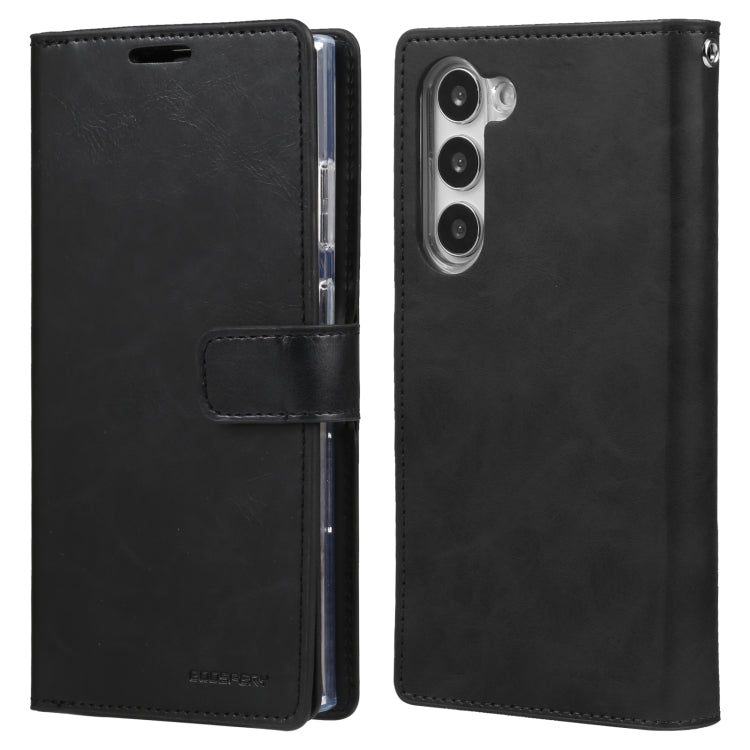 For Samsung Galaxy S23+ 5G GOOSPERY MANSOOR DIARY 9 Card Slots Leather Phone Case