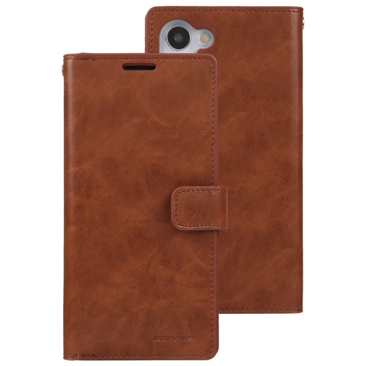 For Samsung Galaxy S23+ 5G GOOSPERY MANSOOR DIARY 9 Card Slots Leather Phone Case