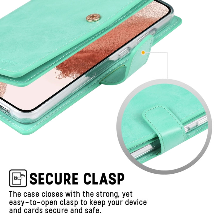 For Samsung Galaxy S23+ 5G GOOSPERY MANSOOR DIARY 9 Card Slots Leather Phone Case