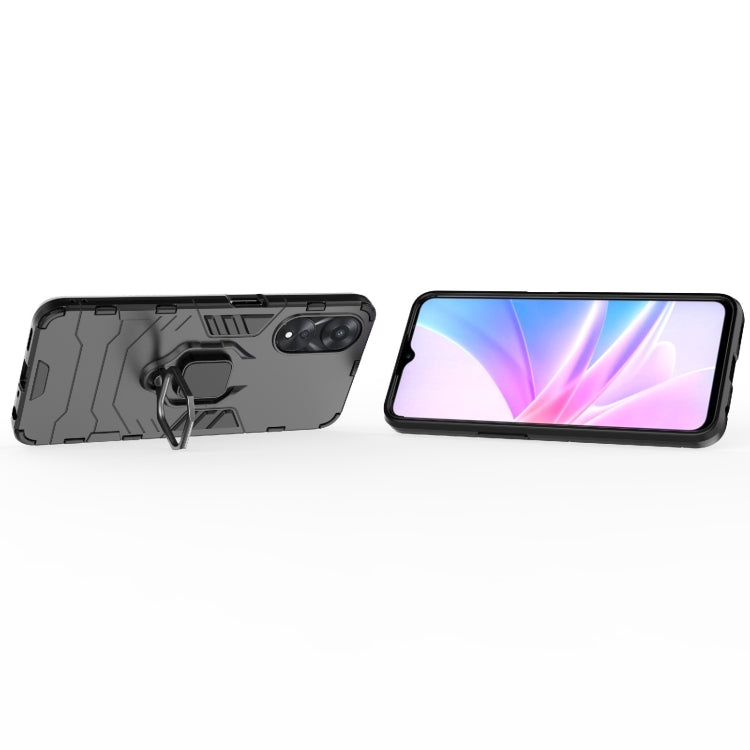 For OPPO A58 5G Magnetic Ring Holder PC + TPU Phone Case