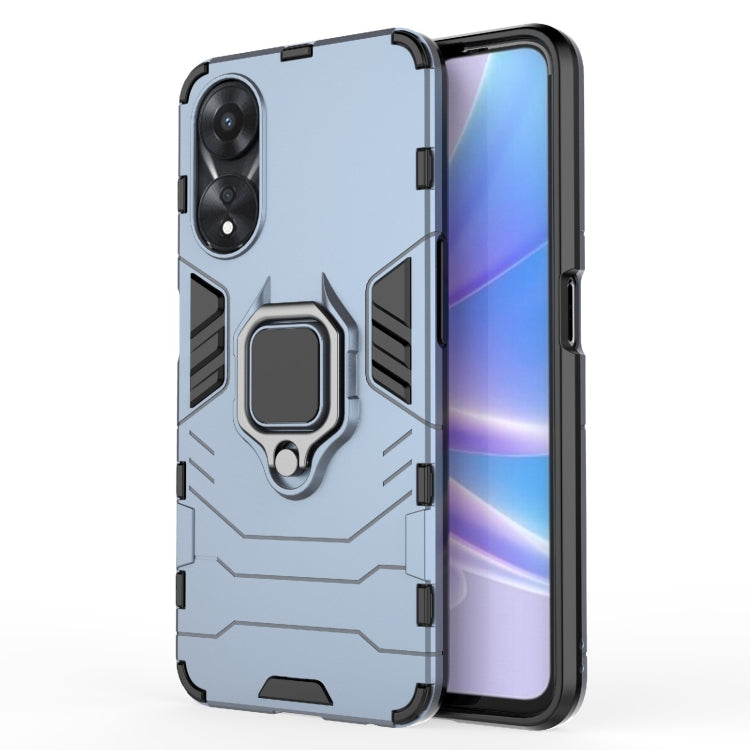 For OPPO A58 5G Magnetic Ring Holder PC + TPU Phone Case