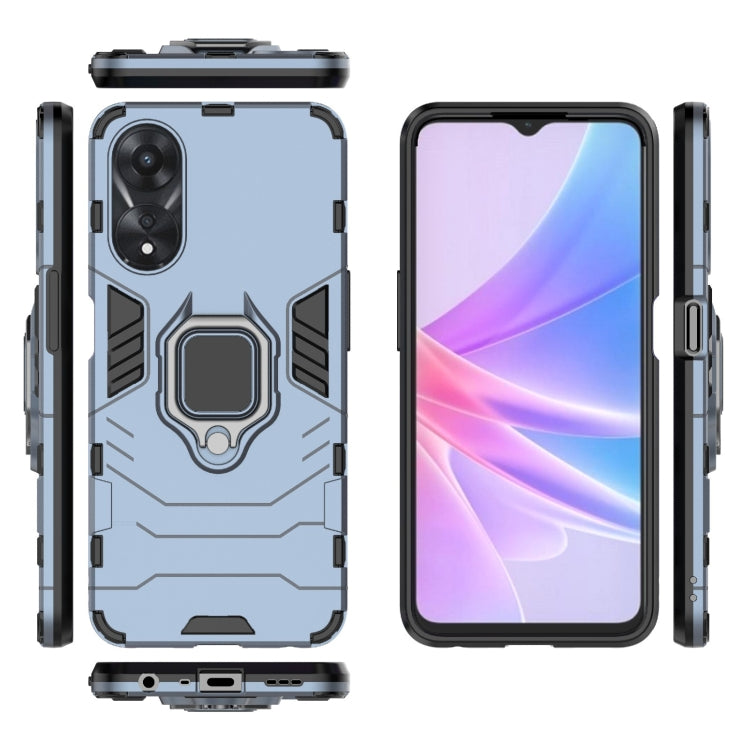 For OPPO A58 5G Magnetic Ring Holder PC + TPU Phone Case