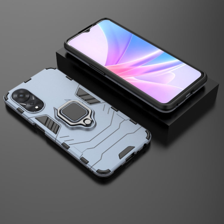 For OPPO A58 5G Magnetic Ring Holder PC + TPU Phone Case