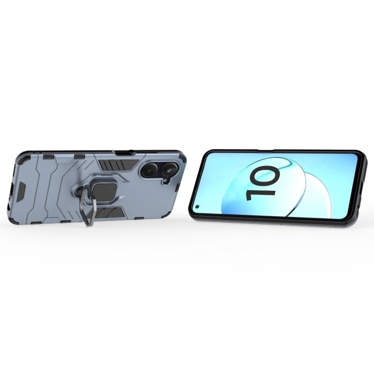 For Realme 10 4G Magnetic Ring Holder PC + TPU Phone Case
