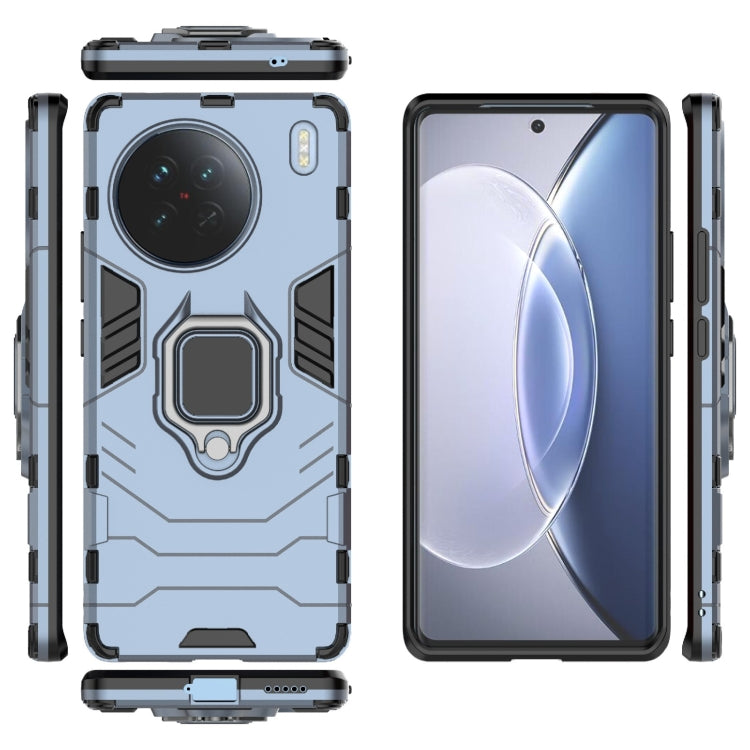 For vivo X90 5G Magnetic Ring Holder PC + TPU Phone Case