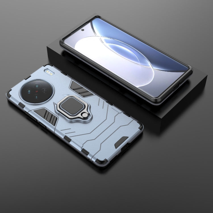 For vivo X90 5G Magnetic Ring Holder PC + TPU Phone Case